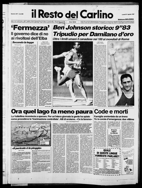 Il Resto del Carlino : giornale dell'Emilia